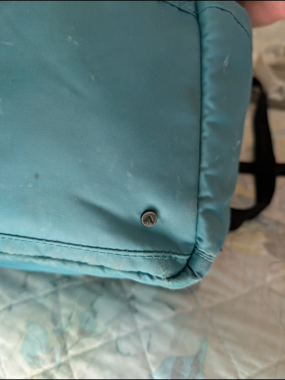 Teal Nylon Kids Backpack